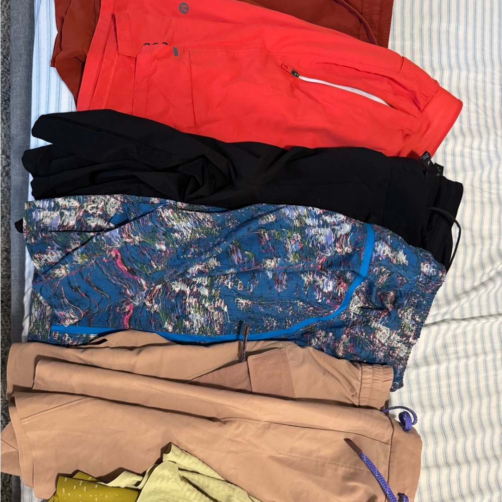 9 pairs of lululemon athletica Men's Athletic Shorts